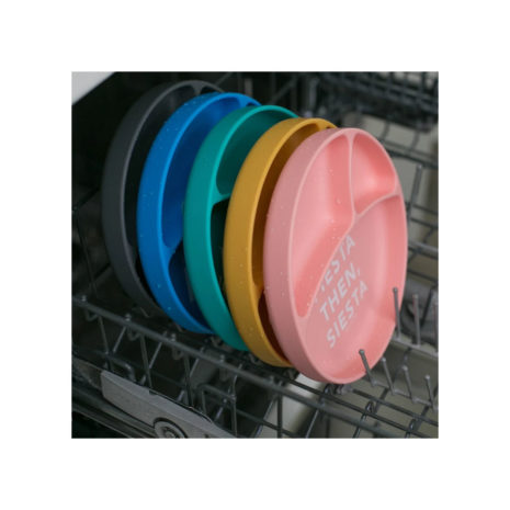 divided silicone plate dishwasher safe