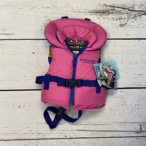 toddler pink life jacket