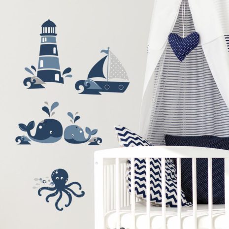 RoomMates Wall Decals - Nautical Sea Friends