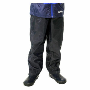 Kids waterproof rain gear pants taped seams