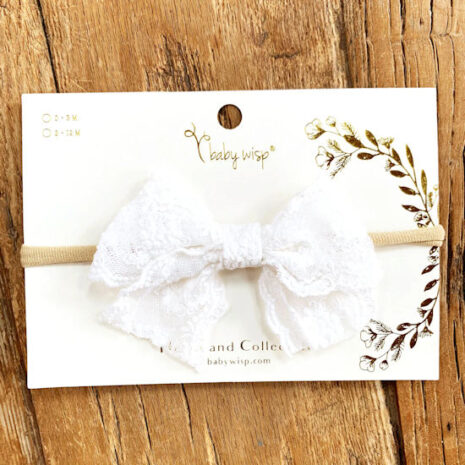 lace baby bows
