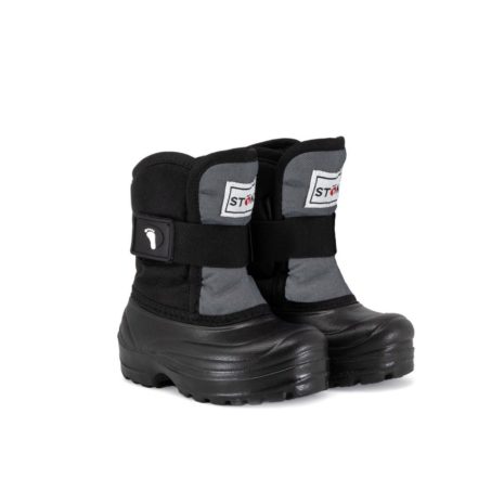 Stonz Scout Winter Boots Black and Grey