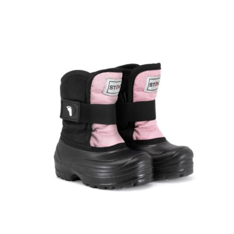 Stonz Scout Winter Boots Haze Pink and Black