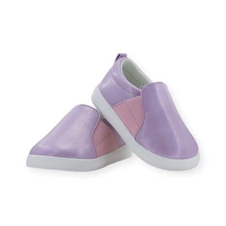 Wee Squeak Shoes- Sadie Purple Slip On