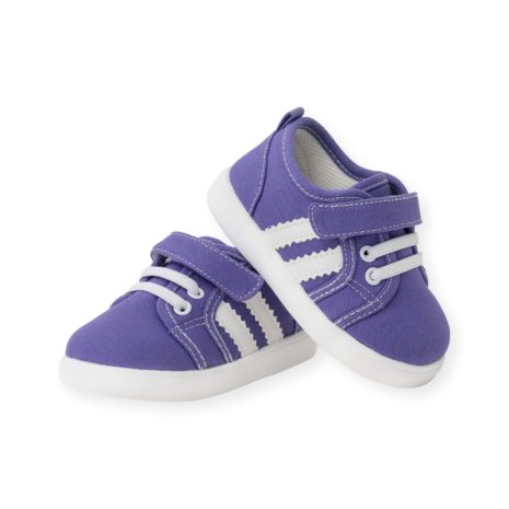 Wee Squeak Shoes- Andy Purple Tennis Shoe