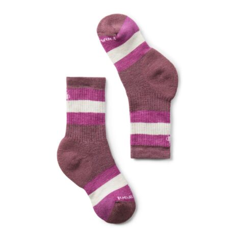Smartwool Kids Hiking Socks - Purple Argyle