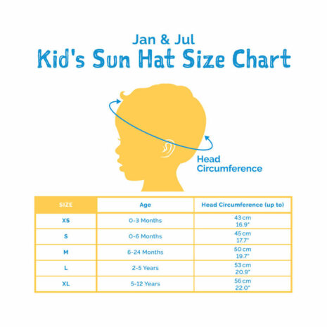 summer hat sizing chart