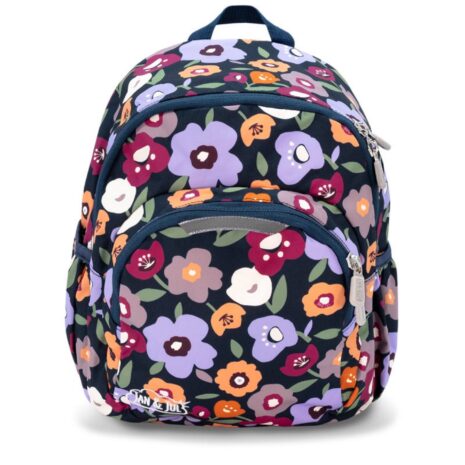 Jan & Jul Preschool Backpack - Winter Flowers