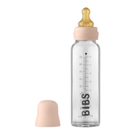 Bibs Baby Glass Bottle 8oz- Blush