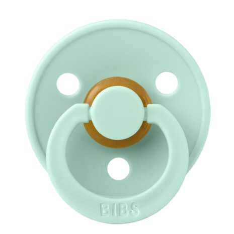 Bibs Pacifier Round Natural Rubber- Nordic Mint