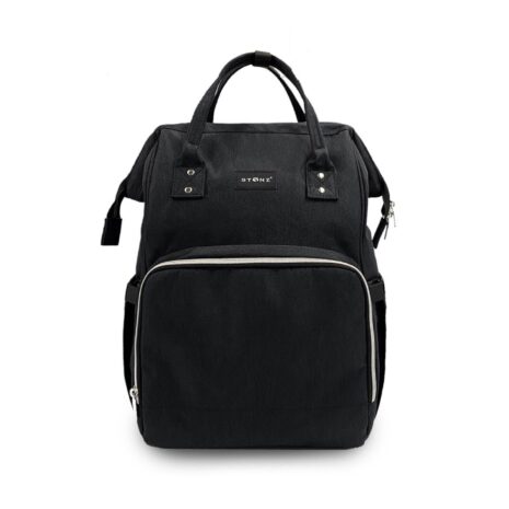 Stonz Urban Backpack Diaper Bag - Black