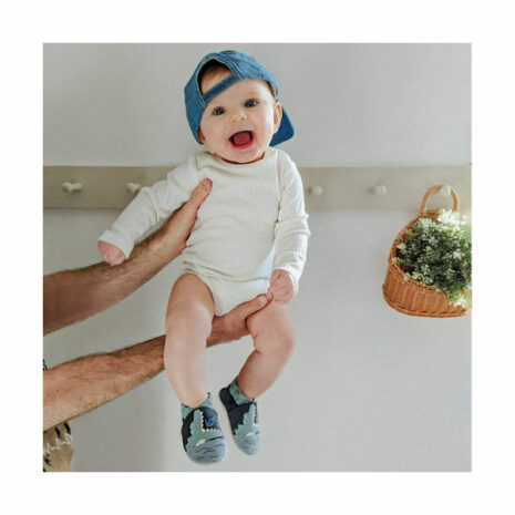 cute baby boy soft leather stay on shoes