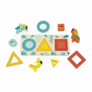 colorful wooden puzzle toys