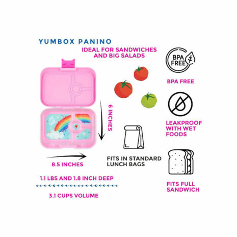 cute girls leakproof lunch container bento kit