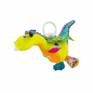 cute baby dragon clip on soft sensory toy