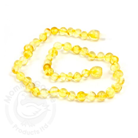 Momma Goose Baltic Amber Medium Necklace - Lemon