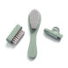 3 piece baby grooming kit in trendy sage green colour