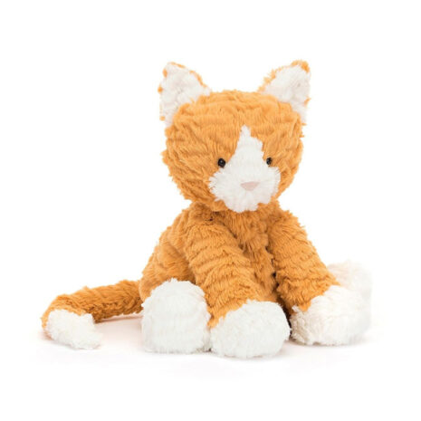 soft jellycat orange cat stuffed animal