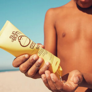 Clear kid proof sunscreen