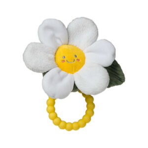 adorable soft baby girl toy rattle