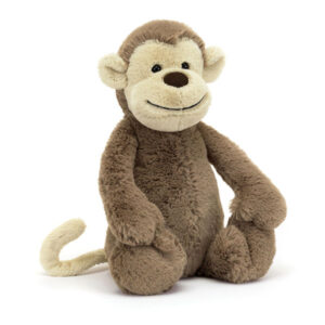 Soft brown monkey stuffed animal
